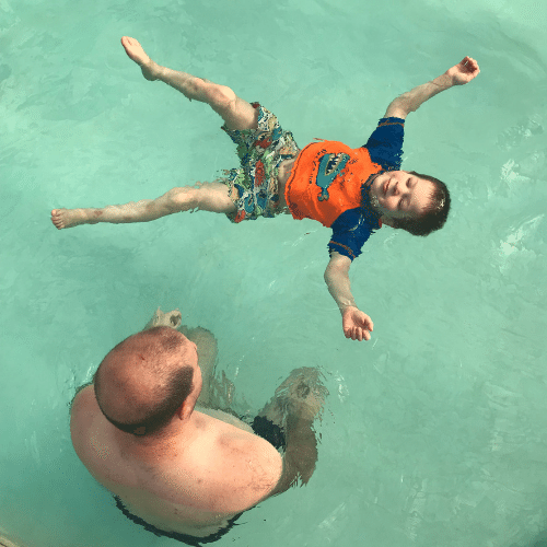 Teaching My Son to Swim